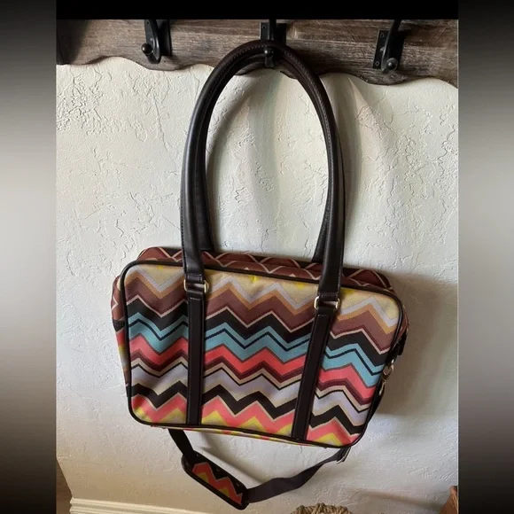 Missoni for Target Multicolor Chevron Laptop Bag - Picture 1 of 2